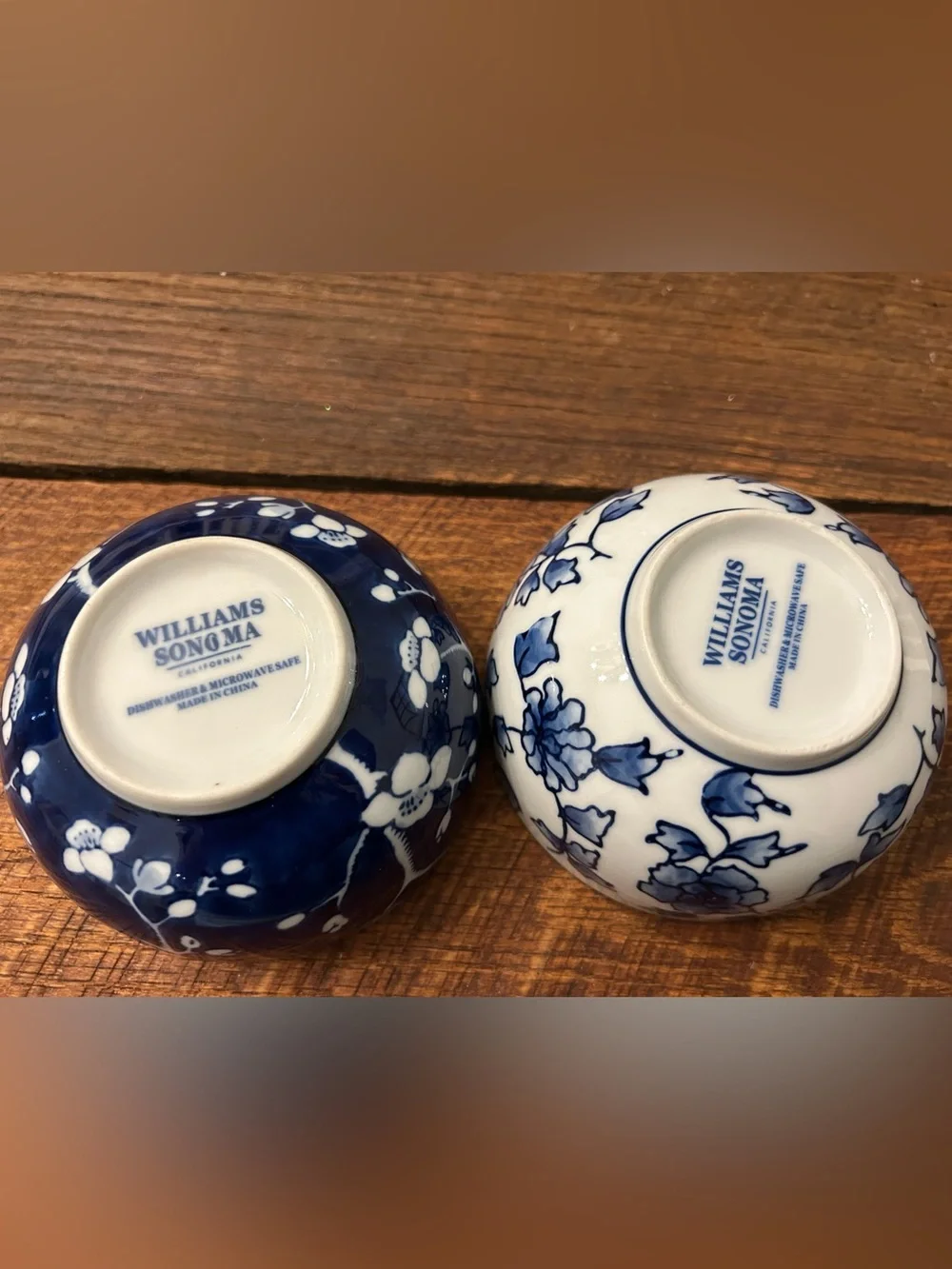 Williams Sonoma Japanese Garden fruit/dessert bowls 4.75” - set of 2